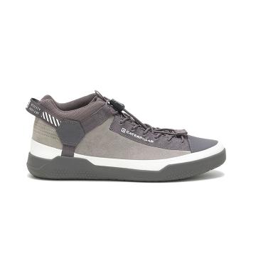 Men's Caterpillar CODE Hex Utility Sneakers Grey | CAT329-MY