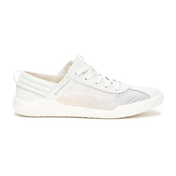 Men's Caterpillar CODE Hex Vent Sneakers White | CAT314-MY
