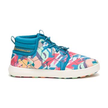 Men's Caterpillar CODE Scout Mid Sneakers Multicolor | CAT299-MY