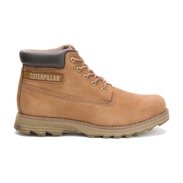 Men's Caterpillar Founder Work Boots Brown | CAT185-MY