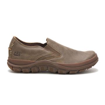 Men's Caterpillar Fused Work Shoes Brown | CAT278-MY