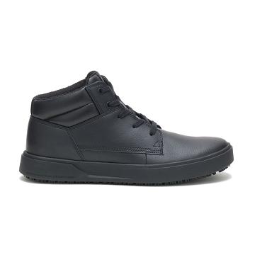 Men's Caterpillar ProRush SR+ Chukka Sneakers Black | CAT304-MY