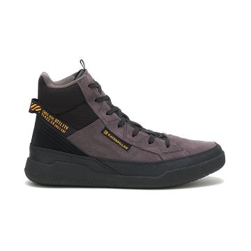Women's Caterpillar CODE Hex Hi Utility Sneakers Burgundy | CAT566-MY