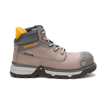 Women's Caterpillar Excavator Superlite Waterproof Carbon Composite Toe Work Boots Khaki | CAT505-MY