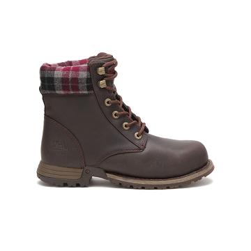 Women's Caterpillar Kenzie Steel Toe Safety Boots Coffee | CAT419-MY