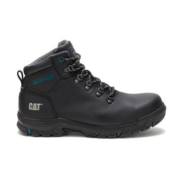 Women's Caterpillar Mae Steel Toe Waterproof Waterproof Boots Black | CAT455-MY