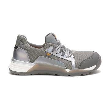 Women's Caterpillar Sprint Textile Alloy Toe Walking Shoes Grey | CAT581-MY